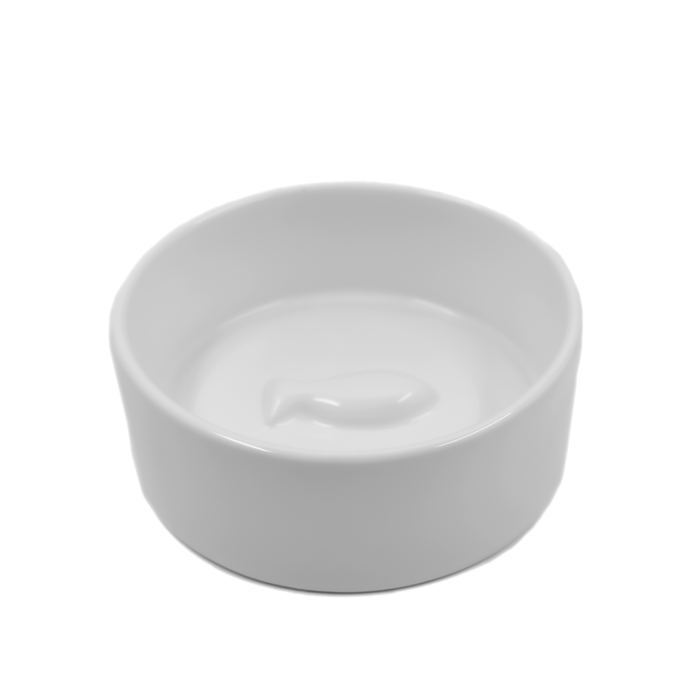 Fish Ceramic Feeding Bowl Fish Ceramic Feeding Bowl